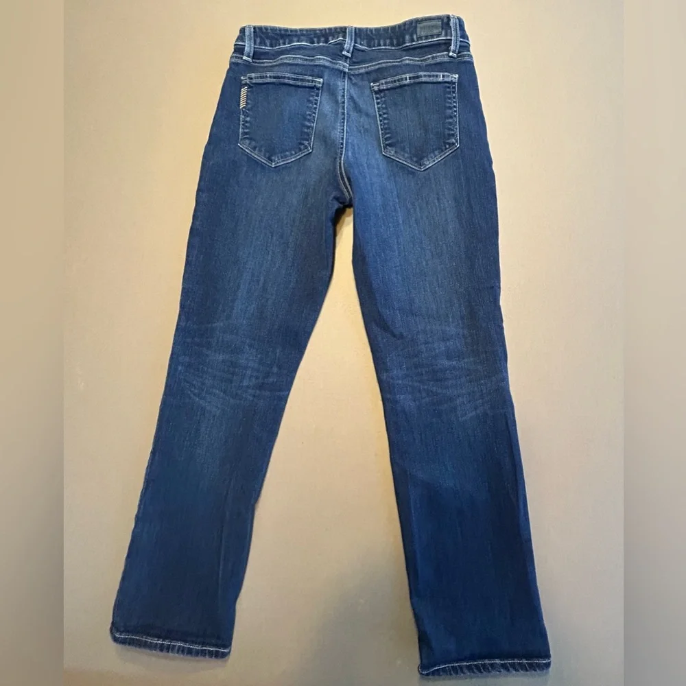 PAIGE Brigitte Boyfriend Jeans Dark Blue Enchanted Wash. Size 27 - Picture 6 of 9